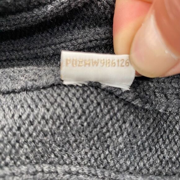 Nordstrom Vintage Men's Sweater Dark Gray Size L Cotton PURE STUFF Mock Neck - Picture 10 of 11